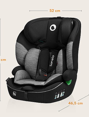 Seggiolino auto convertibile LIONELO Levi i-Size - 76-150 cm - Gruppo 1/2/3