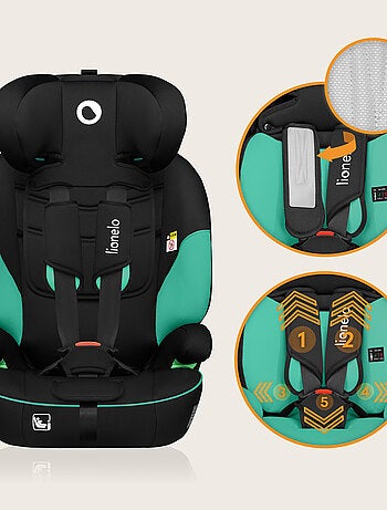Seggiolino auto convertibile LIONELO Levi i-Size - 76-150 cm - Gruppo 1/2/3