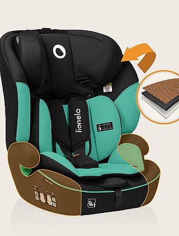 Seggiolino auto convertibile LIONELO Levi i-Size - 76-150 cm - Gruppo 1/2/3