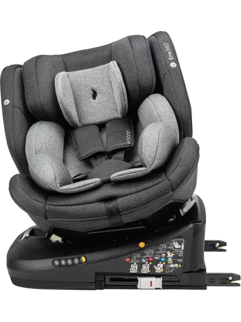 Seggiolino auto ENO360 i-Size per bambini 40-150 cm Grigio - Kiabi
