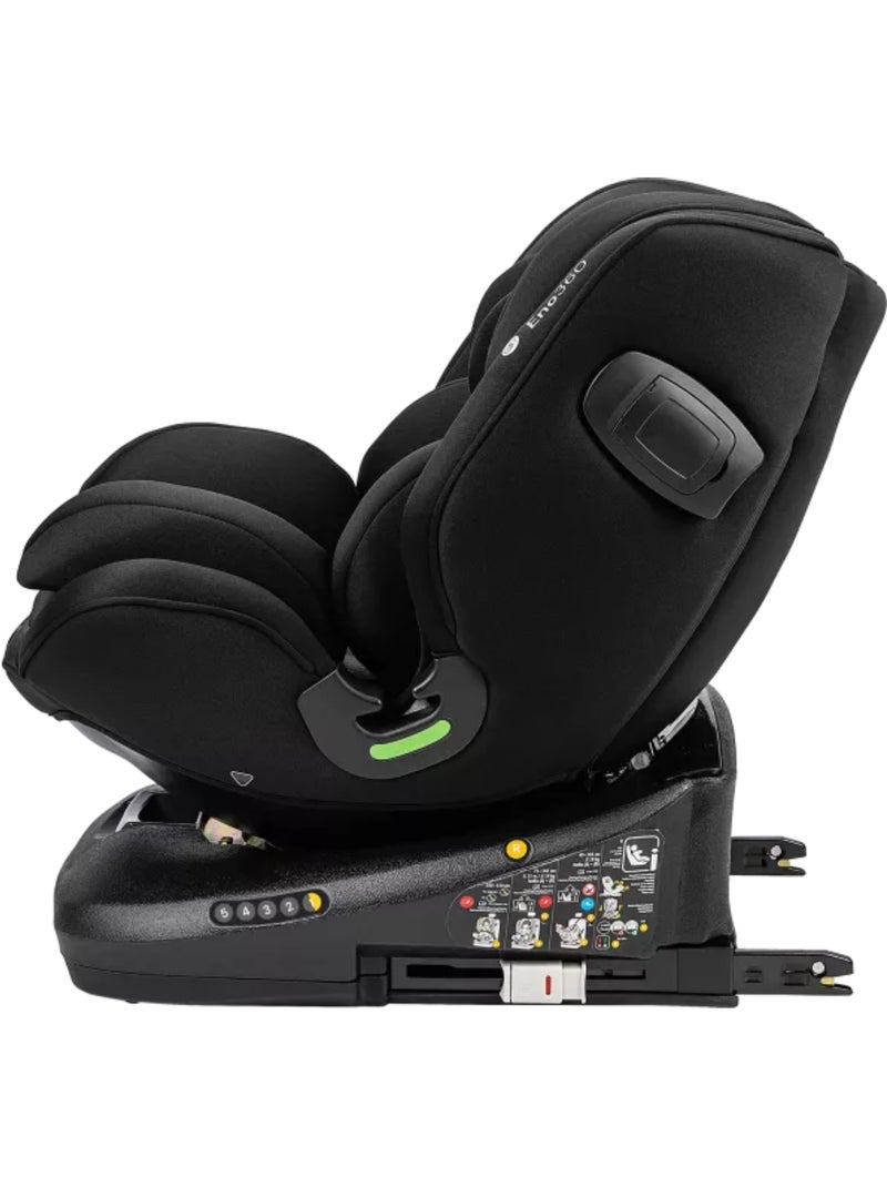 Seggiolino auto ENO360 i-Size per bambini 40-150 cm Nero Nero - Kiabi