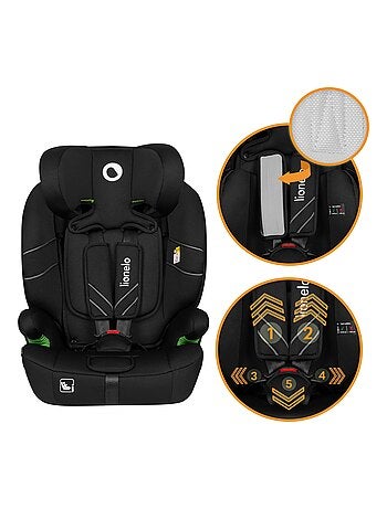 Seggiolino auto convertibile LIONELO Levi i-Size - 76-150 cm - Gruppo 1/2/3
