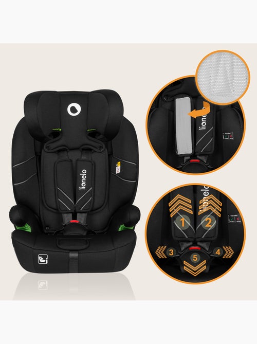Seggiolino auto evolutivo LIONELO Levi One i-Size - 76-150 cm - Gruppo 1/2/3 - Kiabi