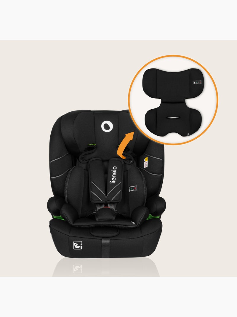 Seggiolino auto evolutivo LIONELO Levi One i-Size - 76-150 cm - Gruppo 1/2/3 Nero - Kiabi
