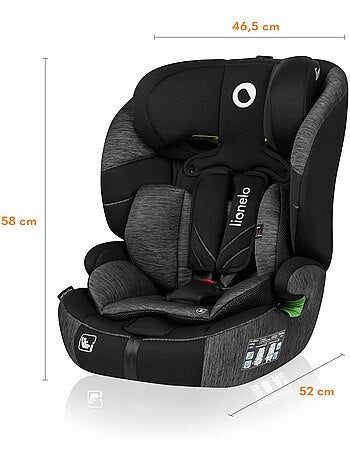 Seggiolino auto convertibile LIONELO Levi i-Size - 76-150 cm - Gruppo 1/2/3