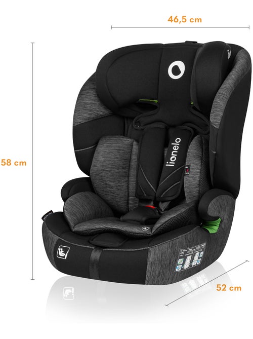 Seggiolino auto evolutivo LIONELO Levi One i-Size - 76-150 cm - Gruppo 1/2/3 - Kiabi