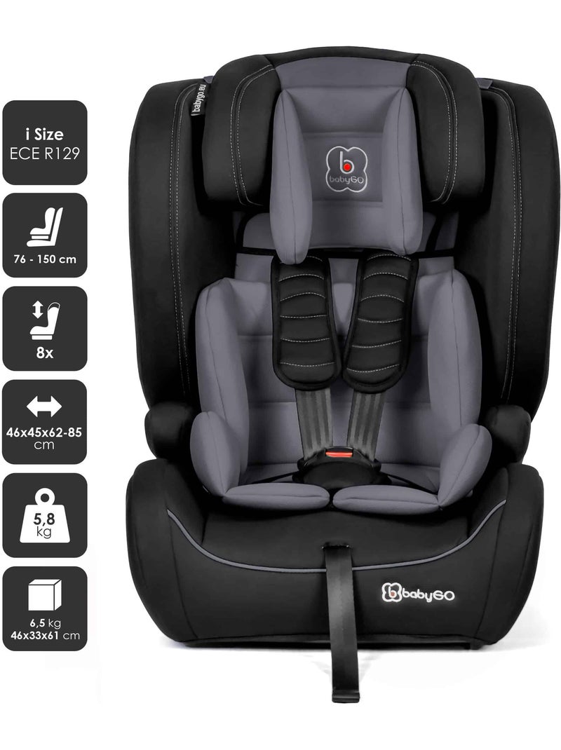 Seggiolino auto FreeMove iSize - BabyGO Grigio - Kiabi