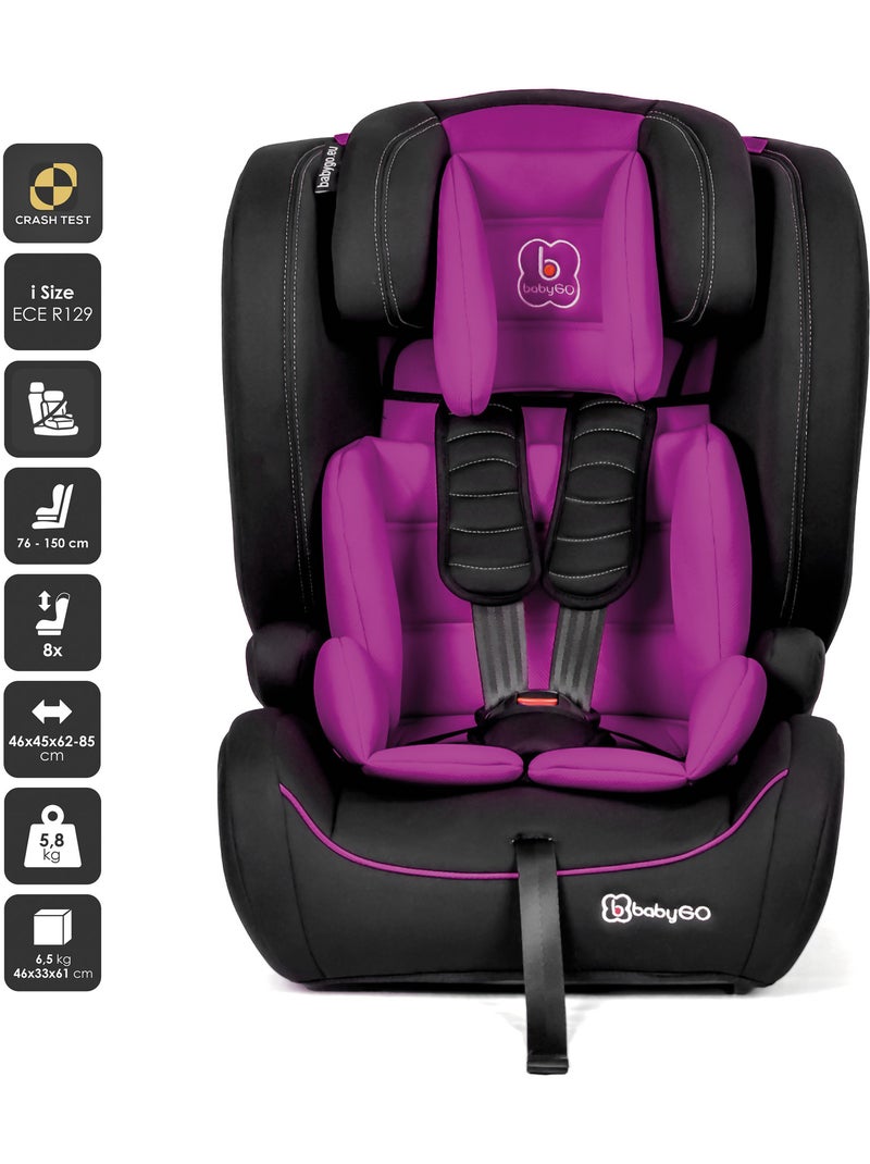 Seggiolino auto FreeMove iSize - BabyGO Rosa - Kiabi