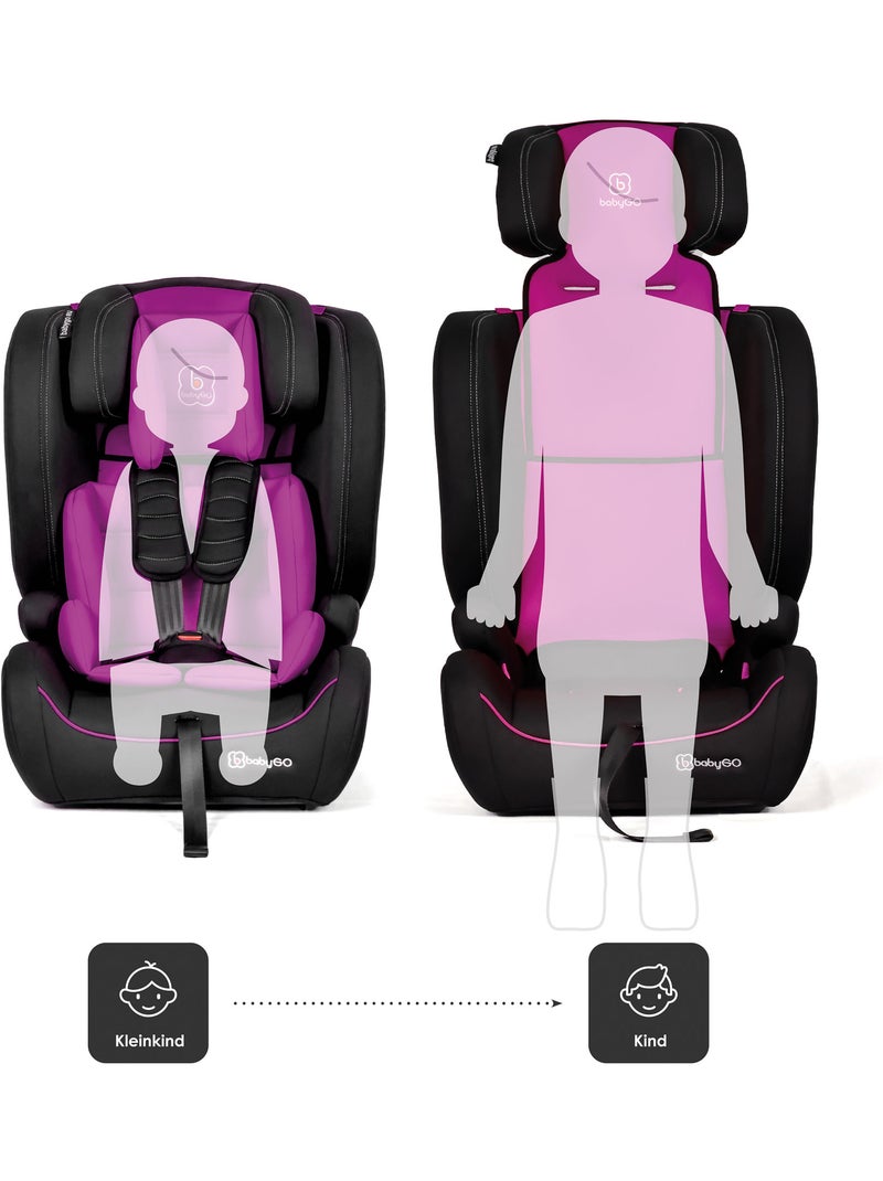 Seggiolino auto FreeMove iSize - BabyGO Rosa - Kiabi