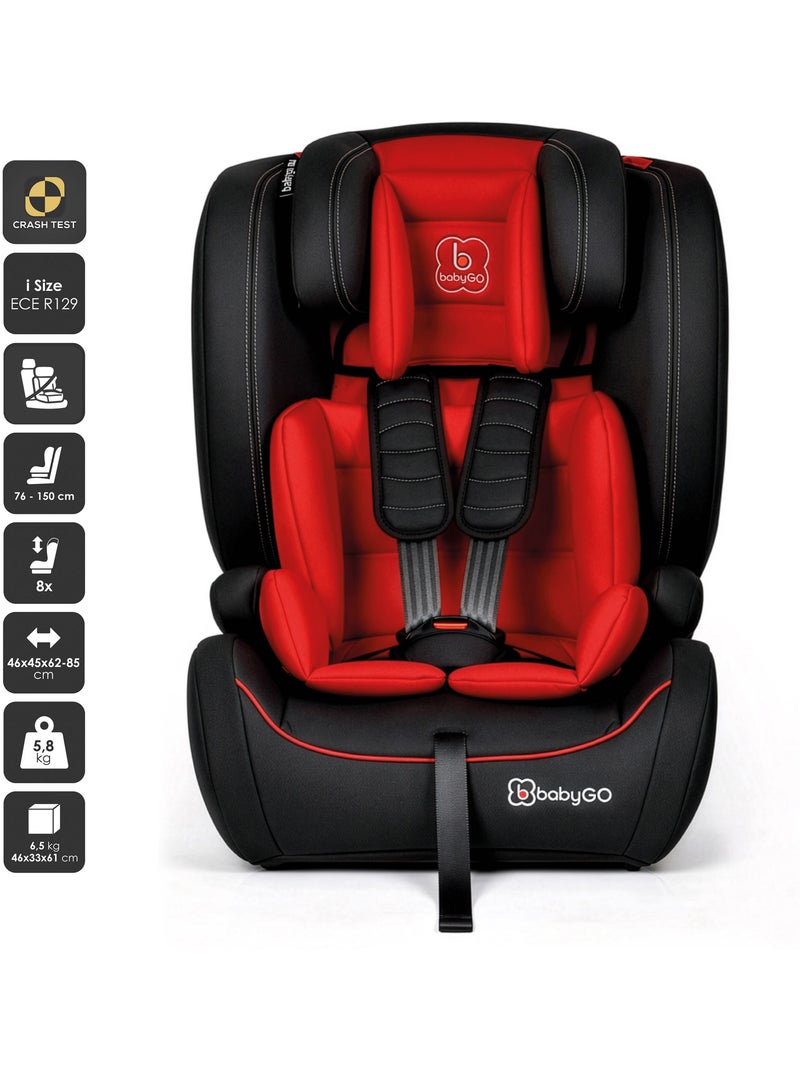 Seggiolino auto FreeMove iSize - BabyGO Rosso - Kiabi