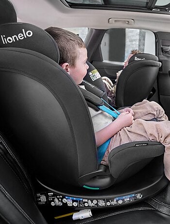 Seggiolino auto LIONELO 360° Navy i-Size - ISOFIX - Rivestimento ventilato - 40-150 cm - 0+/1/2/3