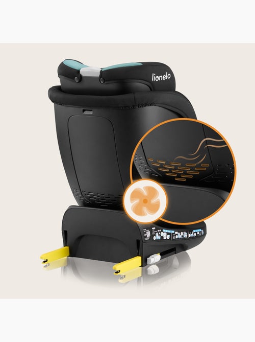 Seggiolino auto LIONELO 360° Navy i-Size - ISOFIX - Rivestimento ventilato - 40-150 cm - 0+/1/2/3 - Kiabi