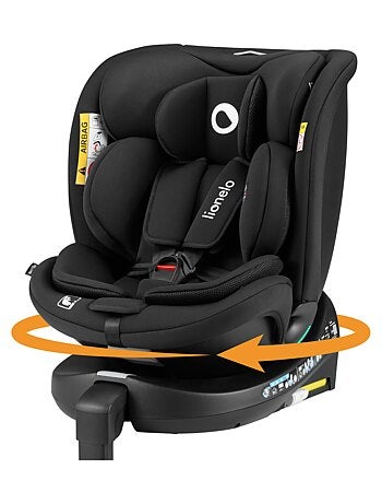 Seggiolino auto LIONELO 360° Navy i-Size - ISOFIX - Rivestimento ventilato - 40-150 cm - 0+/1/2/3