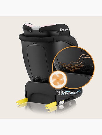 Seggiolino auto LIONELO 360° Navy i-Size - ISOFIX - Rivestimento ventilato - 40-150 cm - 0+/1/2/3
