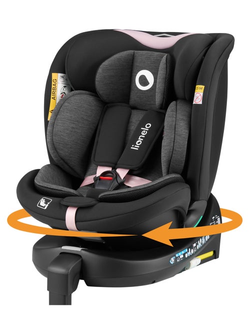 Seggiolino auto LIONELO 360° Navy i-Size - ISOFIX - Rivestimento ventilato - 40-150 cm - 0+/1/2/3 - Kiabi