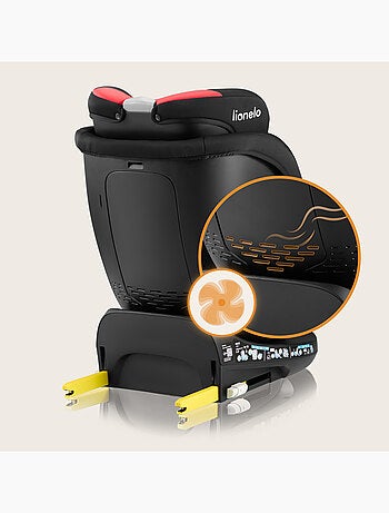 Seggiolino auto LIONELO 360° Navy i-Size - ISOFIX - Rivestimento ventilato - 40-150 cm - 0+/1/2/3