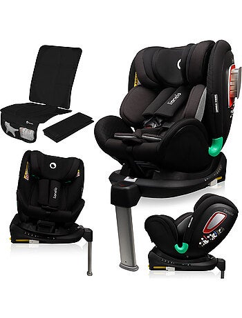 Seggiolino auto LIONELO Antoon Plus i-Size 0+/1 - Base girevole a 360° - ISOFIX - 40-105 cm