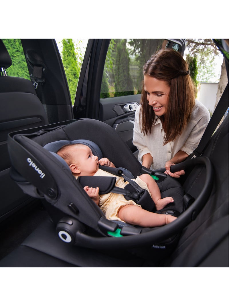 Seggiolino Auto LIONELO Astrid i-Size - Ovetto 40-87 cm - ADAC - Leggero Beige chiaro - Kiabi
