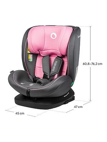 Seggiolino auto LIONELO Bastiaan i-Size 360° - ISOFIX - Gruppo 0+/1/2/3 - da 40 a 150 cm - SideProte