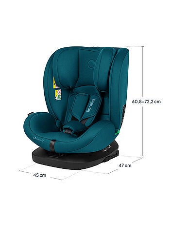 Seggiolino auto LIONELO Bastiaan i-Size 360° - ISOFIX - Gruppo 0+/1/2/3 - da 40 a 150 cm - SideProte