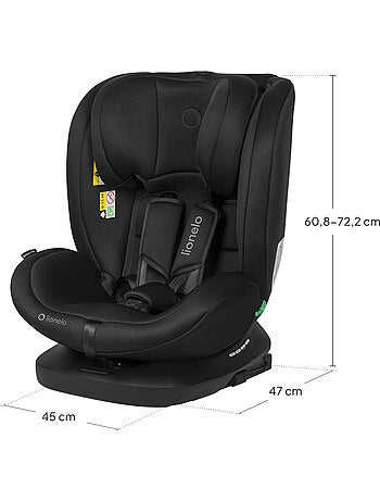 Seggiolino auto LIONELO Bastiaan i-Size 360° - ISOFIX - Gruppo 0+/1/2/3 - da 40 a 150 cm - SideProte