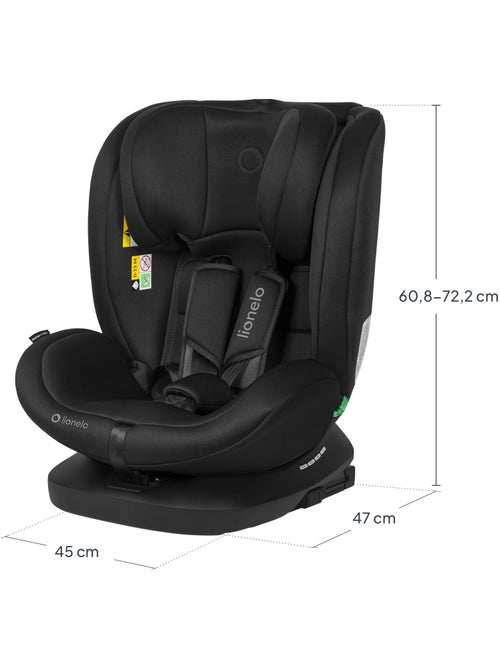 Seggiolino auto LIONELO Bastiaan i-Size 360° - ISOFIX - Gruppo 0+/1/2/3 - da 40 a 150 cm - SideProte - Kiabi
