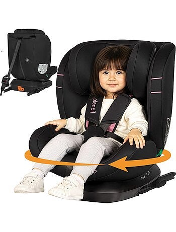 Seggiolino auto LIONELO Bastiaan i-Size 360° - ISOFIX - Gruppo 0+/1/2/3 - da 40 a 150 cm - SideProte