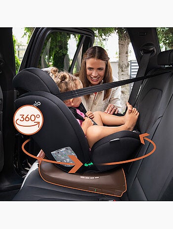 Seggiolino auto LIONELO Bastiaan i-Size 360° - ISOFIX - Gruppo 0+/1/2/3 - da 40 a 150 cm - SideProte