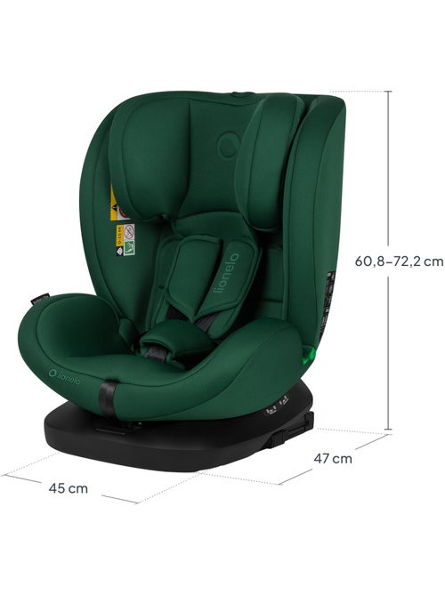 Seggiolino auto LIONELO Bastiaan i-Size 360° - ISOFIX - Gruppo 0+/1/2/3 - da 40 a 150 cm - SideProte - Kiabi