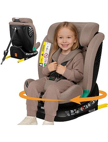 Seggiolino auto LIONELO Bastiaan One i-Size 40-150 cm - base girevole a 360° - ISOFIX