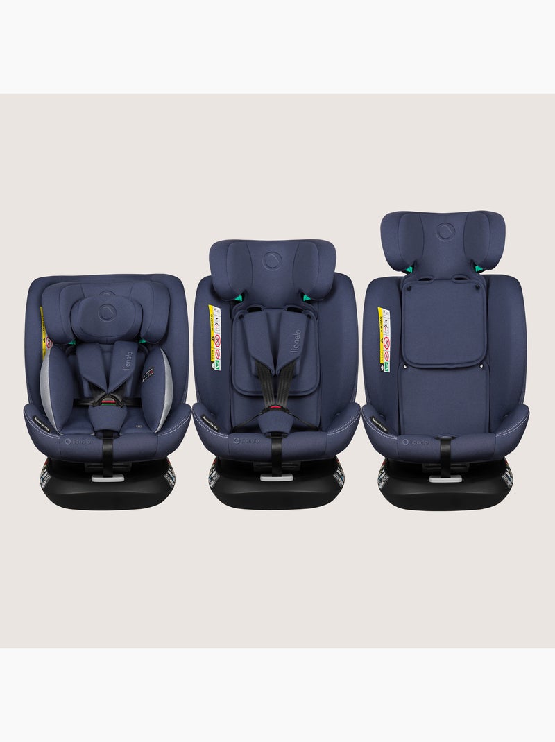 Seggiolino auto LIONELO Bastiaan One i-Size 40-150 cm - base girevole a 360° - ISOFIX Blu - Kiabi
