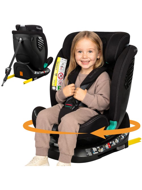 Seggiolino auto LIONELO Bastiaan One i-Size 40-150 cm - base girevole a 360° - ISOFIX - Kiabi