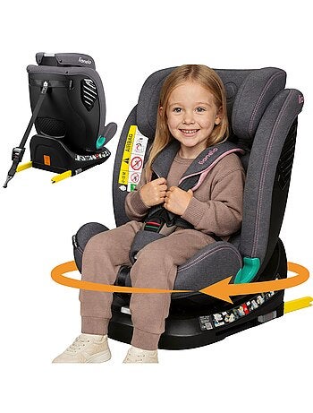 Seggiolino auto LIONELO Bastiaan One i-Size 40-150 cm - base girevole a 360° - ISOFIX
