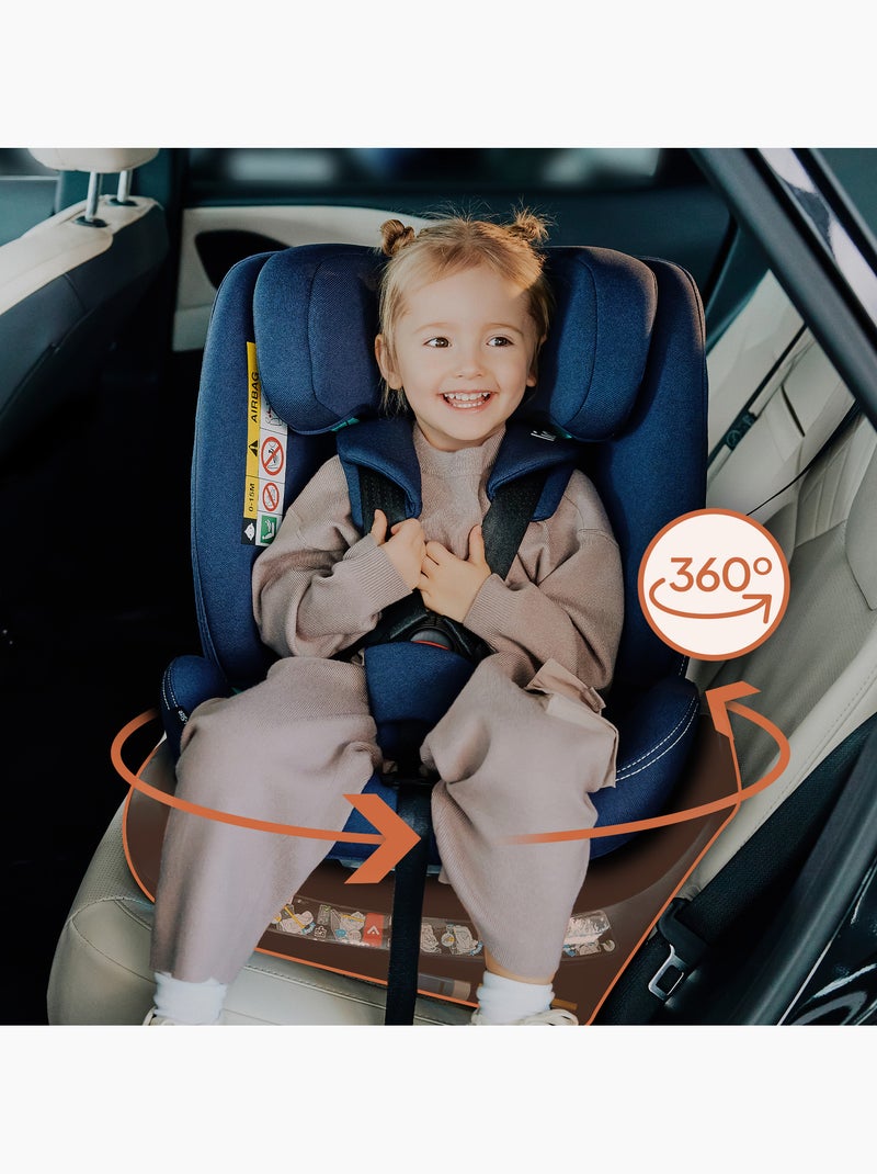 Seggiolino auto LIONELO Bastiaan One i-Size 40-150 cm - base girevole a 360° - ISOFIX Rosa - Kiabi