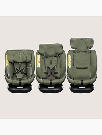 Seggiolino auto LIONELO Bastiaan One i-Size 40-150 cm - base girevole a 360° - ISOFIX