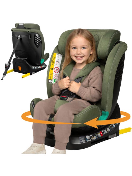 Seggiolino auto LIONELO Bastiaan One i-Size 40-150 cm - base girevole a 360° - ISOFIX - Kiabi
