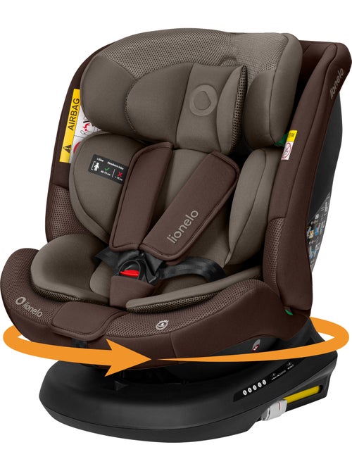 Seggiolino Auto LIONELO Bastiaan Plus i-Size - Girevole 360° - 40-150 cm - ISOFIX - Kiabi Seggiolino Auto LIONELO Bastiaan Plus i-Size - Girevole 360° - 40-150 cm - ISOFIX - Kiabi
