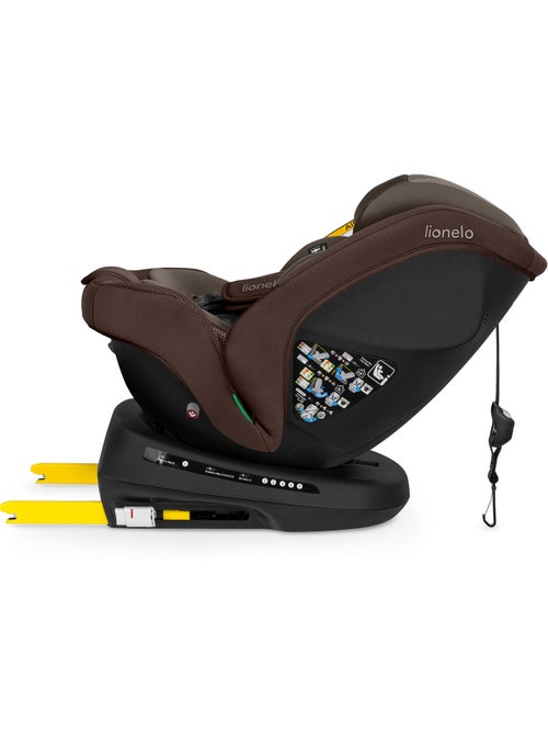 Seggiolino Auto LIONELO Bastiaan Plus i-Size - Girevole 360° - 40-150 cm - ISOFIX - Kiabi Seggiolino Auto LIONELO Bastiaan Plus i-Size - Girevole 360° - 40-150 cm - ISOFIX - Kiabi