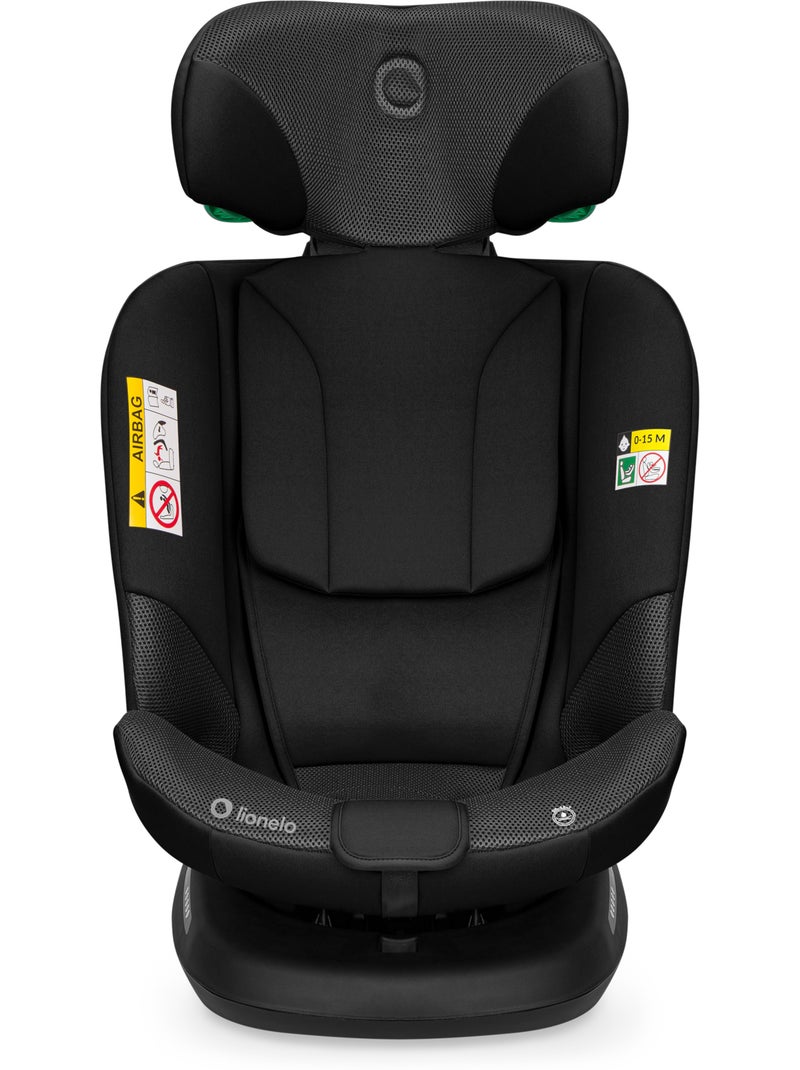 Seggiolino Auto LIONELO Bastiaan Plus i-Size - Girevole 360° - 40-150 cm - ISOFIX Nero - Kiabi