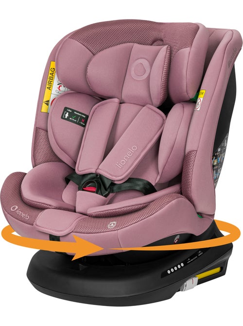 Seggiolino Auto LIONELO Bastiaan Plus i-Size - Girevole 360° - 40-150 cm - ISOFIX - Kiabi Seggiolino Auto LIONELO Bastiaan Plus i-Size - Girevole 360° - 40-150 cm - ISOFIX - Kiabi