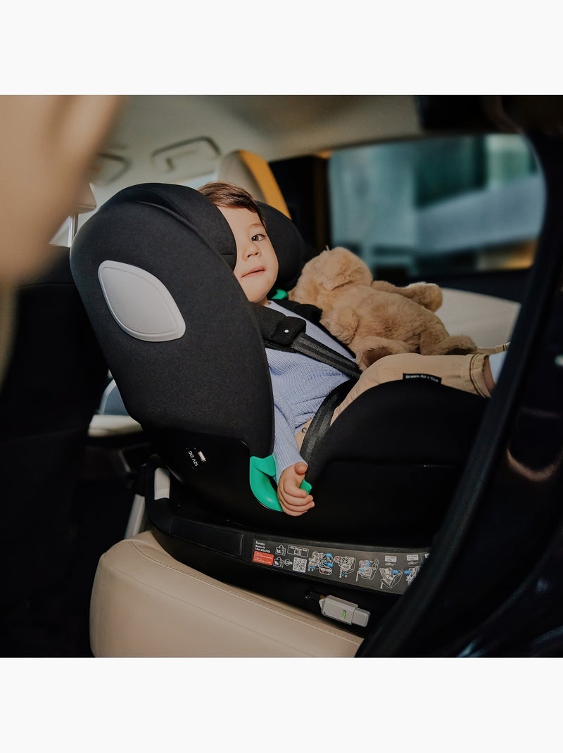 Seggiolino auto LIONELO Braam Air i-Size 360° - 40-150 cm - ISOFIX - Ventilatore integrato - Gruppo Nero Nero - Kiabi