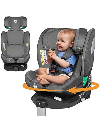 Seggiolino auto LIONELO Braam Air i-Size 360° - 40-150 cm - ISOFIX - Ventilatore integrato - Gruppo