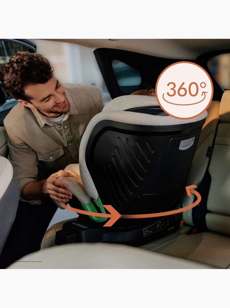 Seggiolino auto LIONELO Harmony i-Size 360° - ISOFIX - 60% bambù - 40-150 cm - Gruppo 0+/1/2/3 Grigio - Kiabi