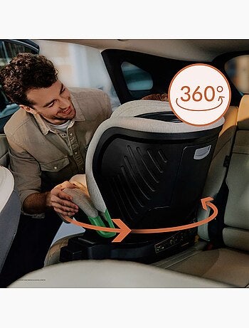 Seggiolino auto LIONELO Harmony i-Size 360° - ISOFIX - 60% bambù - 40-150 cm - Gruppo 0+/1/2/3