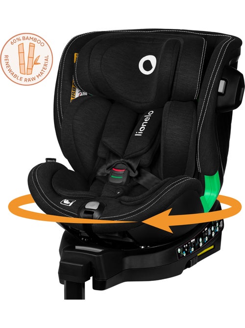 Seggiolino auto LIONELO Harmony i-Size 360° - ISOFIX - 60% bambù - 40-150 cm - Gruppo 0+/1/2/3 - Kiabi
