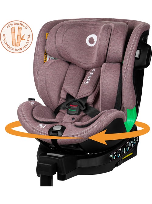 Seggiolino auto LIONELO Harmony i-Size 360° - ISOFIX - 60% bambù - 40-150 cm - Gruppo 0+/1/2/3 - Kiabi