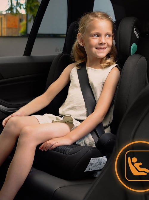 Seggiolino auto LIONELO Hugo i-Size 100-150 cm - ISOFIX - Gruppo 2/3 - Poggiatesta in memory foam - Kiabi