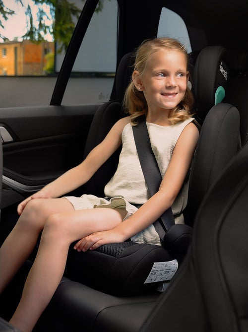 Seggiolino auto LIONELO Hugo i-Size 100-150 cm - ISOFIX - Gruppo 2/3 - Poggiatesta in memory foam - Kiabi