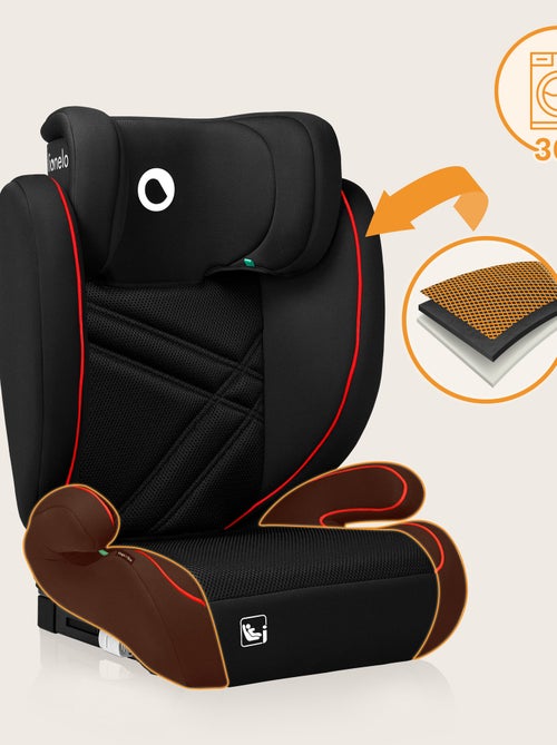 Seggiolino auto LIONELO Hugo i-Size 100-150 cm - ISOFIX - Gruppo 2/3 - Poggiatesta in memory foam - Kiabi