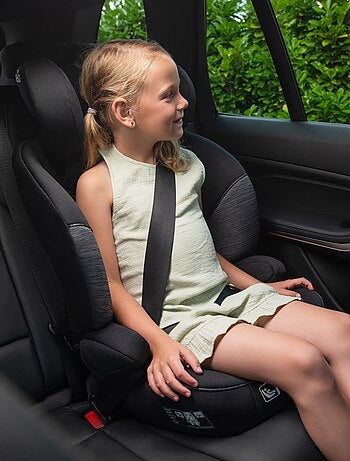 Seggiolino auto LIONELO Lars i-Size 100-150 cm - Seduta larga - Gruppo 2/3 - Rivestimento sfoderabil